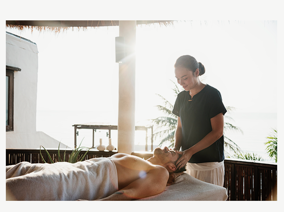 The ultimate relaxation experience: A private spa day and massage therapy in a luxury 5-star Orlando villa.